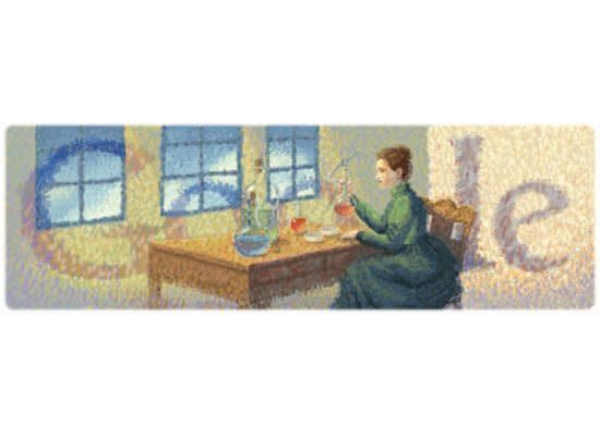 On November 7, 2011<a href="http://www.huffingtonpost.com/2011/11/07/marie-curie-google-doodle_n_1079560.html" target="_hplink"> Google celebrated</a> what would have been the 144th birthday of the mother of radioactivity, two-time Nobel Prize winning scientist Marie Curie.