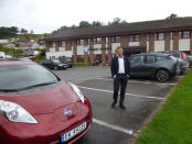 Mayor Henrik Halleland stands outside his office in Finnoey, Norway September 8, 2017. Picture taken September 8, 2017. REUTERS/Alister Doyle