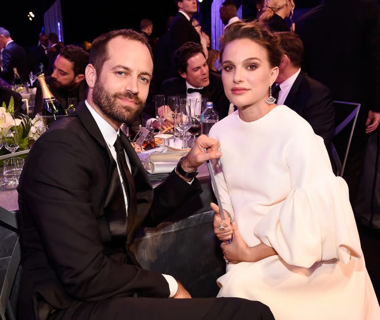 Benjamin Millepied and Natalie Portman during the 23rd Annual Screen Actors Guild Awards