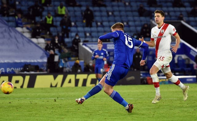Harvey Barnes wrapped up victory for Leicester