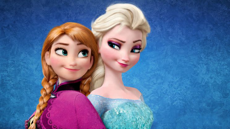 Anna, Elsa, Frozen, Disney