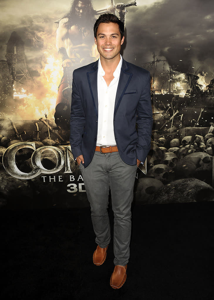 Conan the Barbarian 2011 LA Premiere Michael Copon