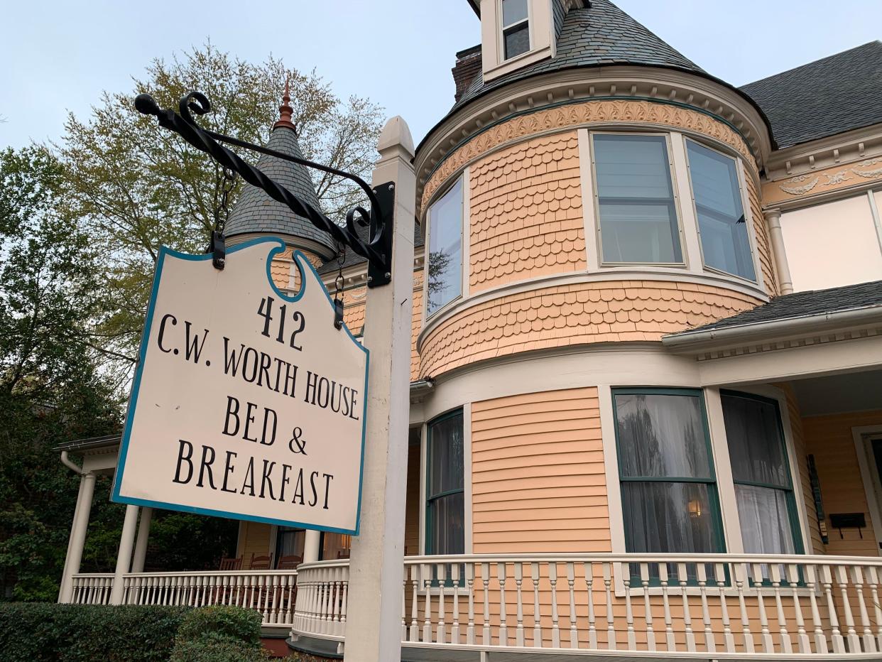 The C.W. Worth House Bed and Breakfast in Wilmington was voted one of the best bed and breakfasts in the country in USA TODAY 10Best Readers' Choice Awards.