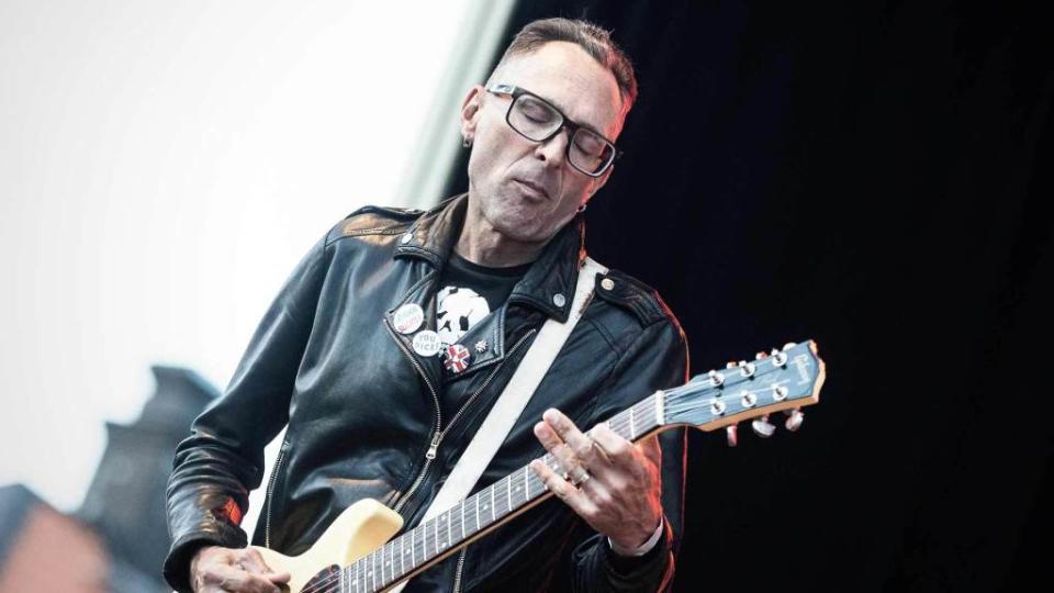 <p>Guitarist, Mike Dimkich‘s wife just filed for divorce from her punk rock husband. According to court records, obtained by The Blast, Hilary Morse filed documents Friday in Los Angeles to end her marriage with 51-year-old Dimkich. Dimkich, who is the current guitarist for Bad Religion, also did a 10-year stint with British rock band, The […]</p> <p>The post <a rel="nofollow noopener" href="https://theblast.com/bad-religion-mike-dimkich-guitar-divorce/" target="_blank" data-ylk="slk:Bad Religion Guitarist’s Wife Files for Divorce;elm:context_link;itc:0;sec:content-canvas" class="link ">Bad Religion Guitarist’s Wife Files for Divorce</a> appeared first on <a rel="nofollow noopener" href="https://theblast.com" target="_blank" data-ylk="slk:The Blast;elm:context_link;itc:0;sec:content-canvas" class="link ">The Blast</a>.</p>
