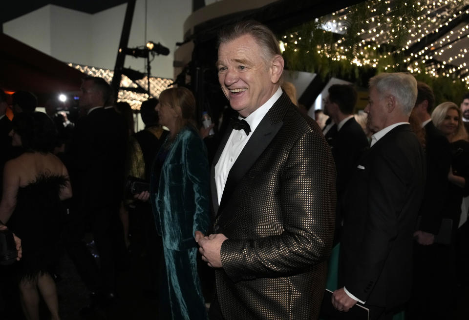 Brendan Gleeson attends the Governors Ball after the Oscars on Sunday, March 12, 2023, at the Dolby Theatre in Los Angeles. (AP Photo/John Locher)