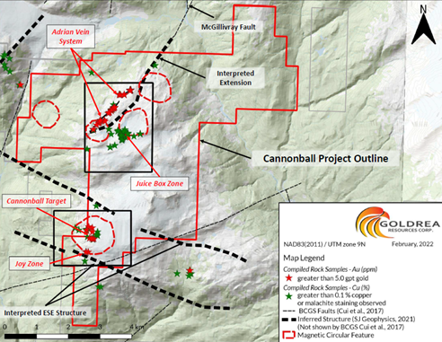 Goldrea Resources Corp., Tuesday, May 9, 2023, Press release picture