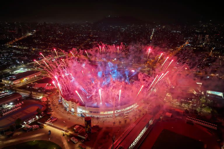 Chile vivió su fiesta con la inauguración de los Juegos Panamericanos, los primeros de su historia