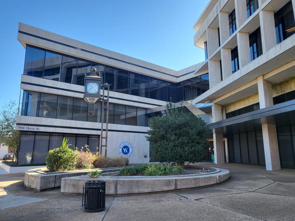 The Whitney Bank building in Downtown Houma, 7910 Main St., November 1. The building is set to be purchased by the Terrebonne Parish Government this week. The government will consolidate many of its offices under this roof, plus a business incubator.