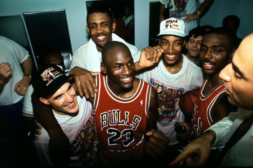 NBA superstar Michael Jordan.