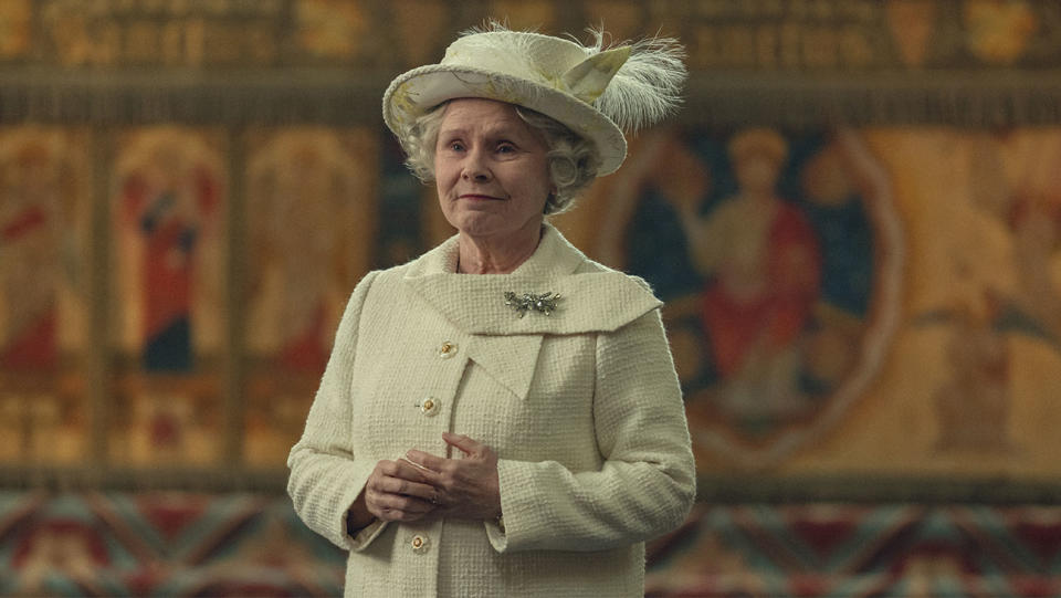 Imelda Staunton as Queen Elizabeth II in The Crown