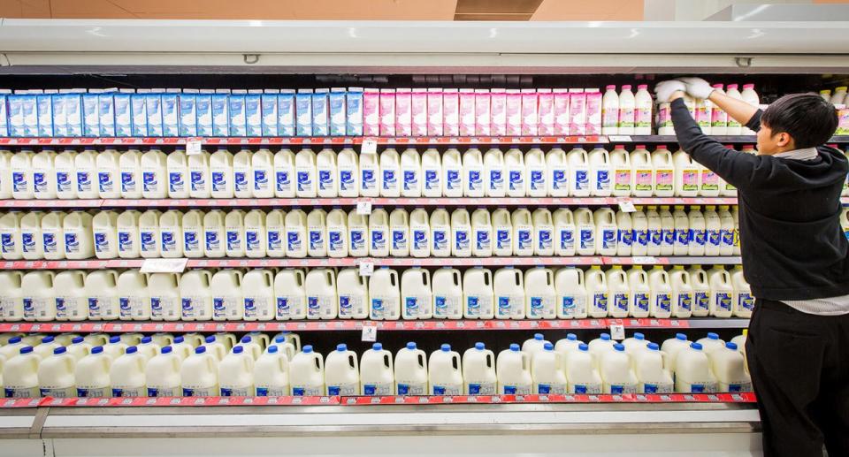 Coles are still seeking a ‘long-term solution’ to the dairy crisis. Source: Getty