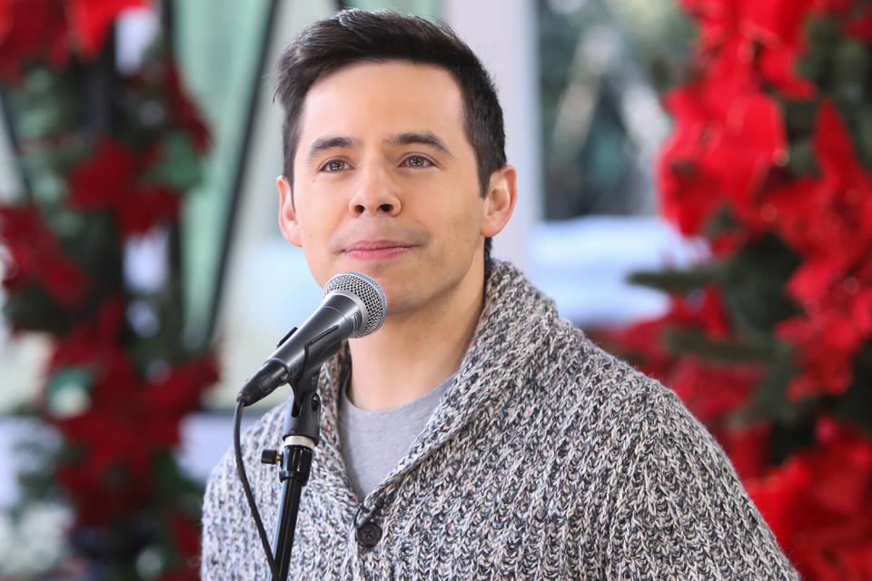 Singer David Archuleta visits Hallmark's 'Home & Family' at Universal Studios Hollywood on November 30, 2018 in Universal City, California.