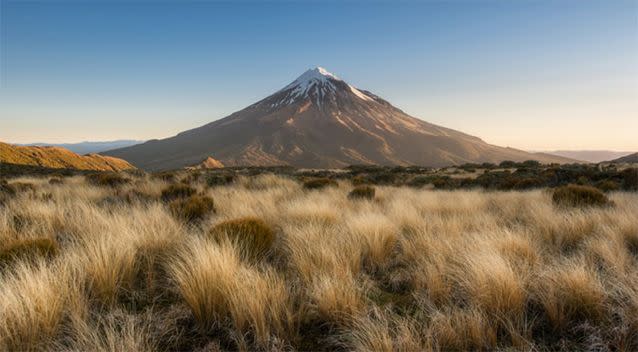 Mount Taranaki is apparently New Zealand’s most-climbed mountain. Source: Getty Images