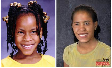 Alexis Patterson childhood photo has been aged in an effort to create what she might look like older. 