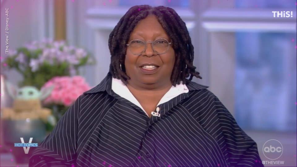 Whoopi Goldberg returned to ABC's "The View" Monday, after a two-week suspension after she claimed the Holocaust was not about race.