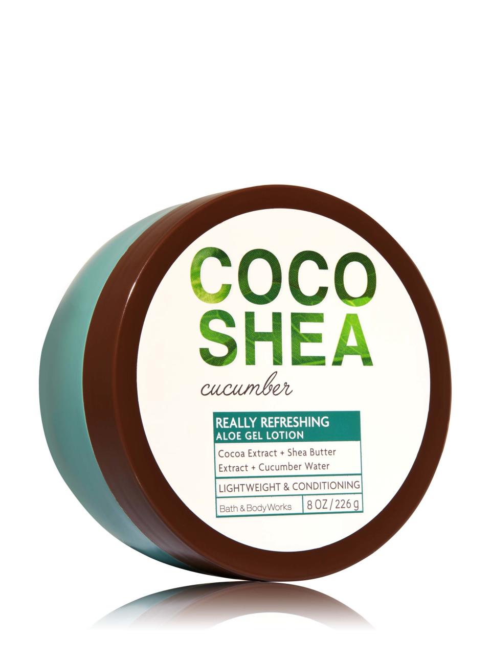 Bath & Body Works's new Coco Shea Cucumber product in its Coco Shea Line will give you Cucumber Melon vibes.