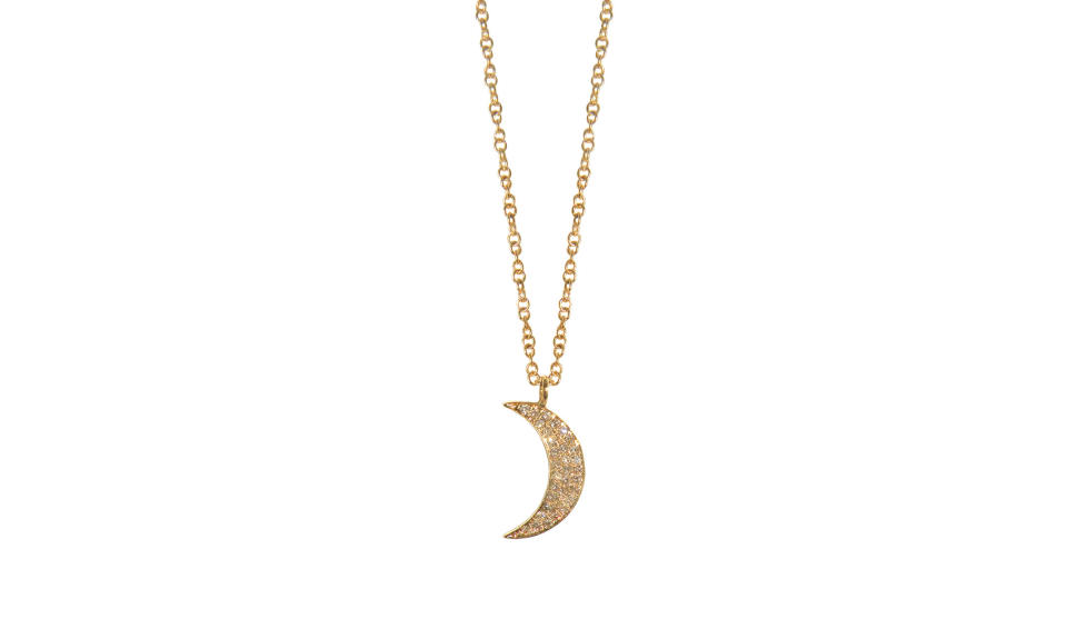 <p>Porter Lyons Mini Crescent Pendant, $395, <a rel="nofollow noopener" href="https://porterlyons.com/product/mini-crescent-necklace/" target="_blank" data-ylk="slk:porterlyons.com;elm:context_link;itc:0;sec:content-canvas" class="link ">porterlyons.com</a> </p>