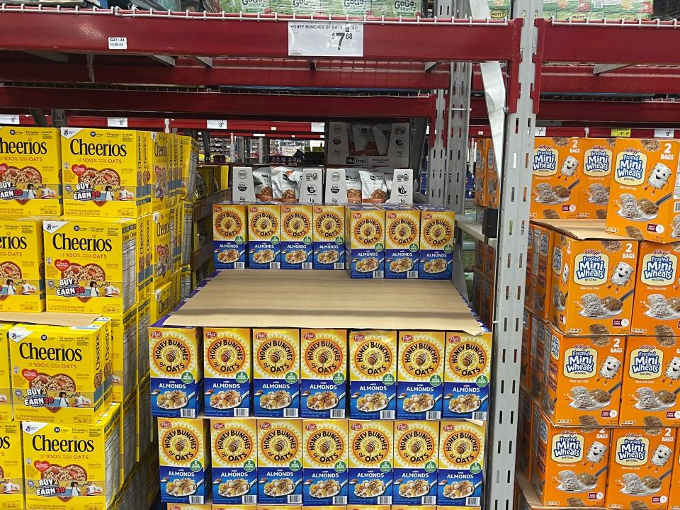 Cereal at Sam's Club