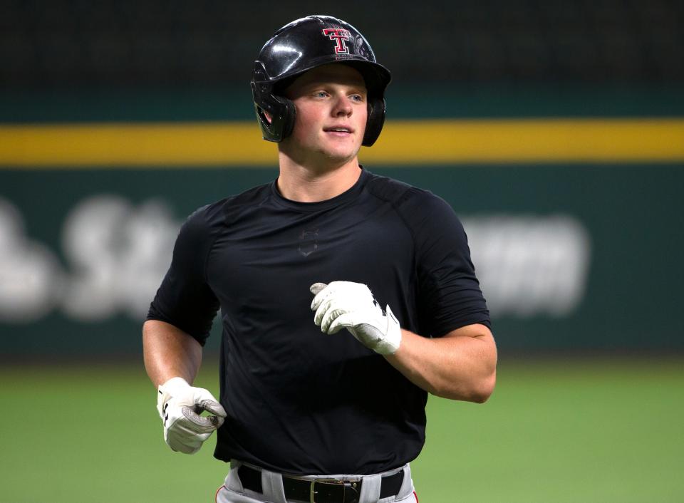 Texas Tech catcher Hudson White was named the freshman of the year on the all-Big 12 team selected by coaches and released Tuesday.