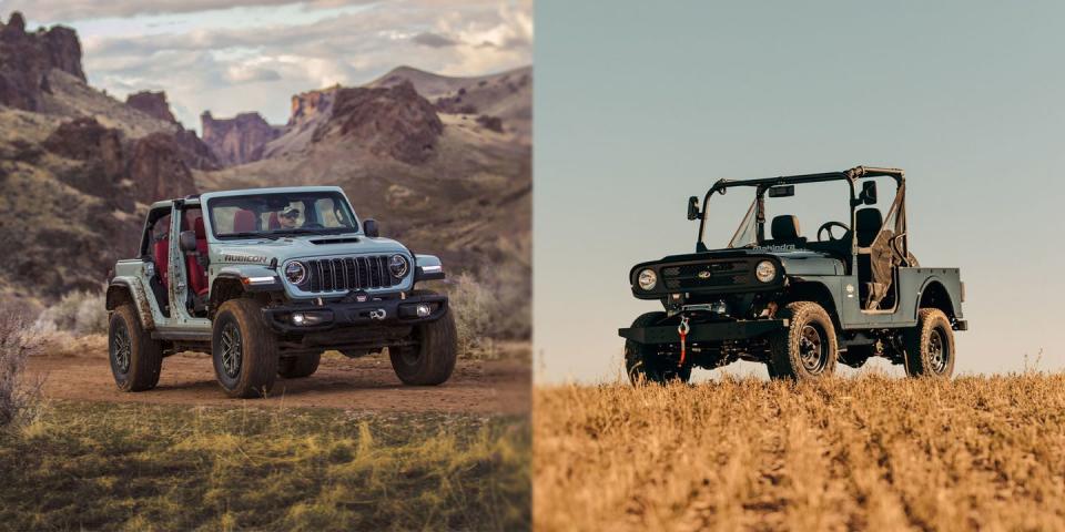 2024 jeep wrangler and mahindra roxor