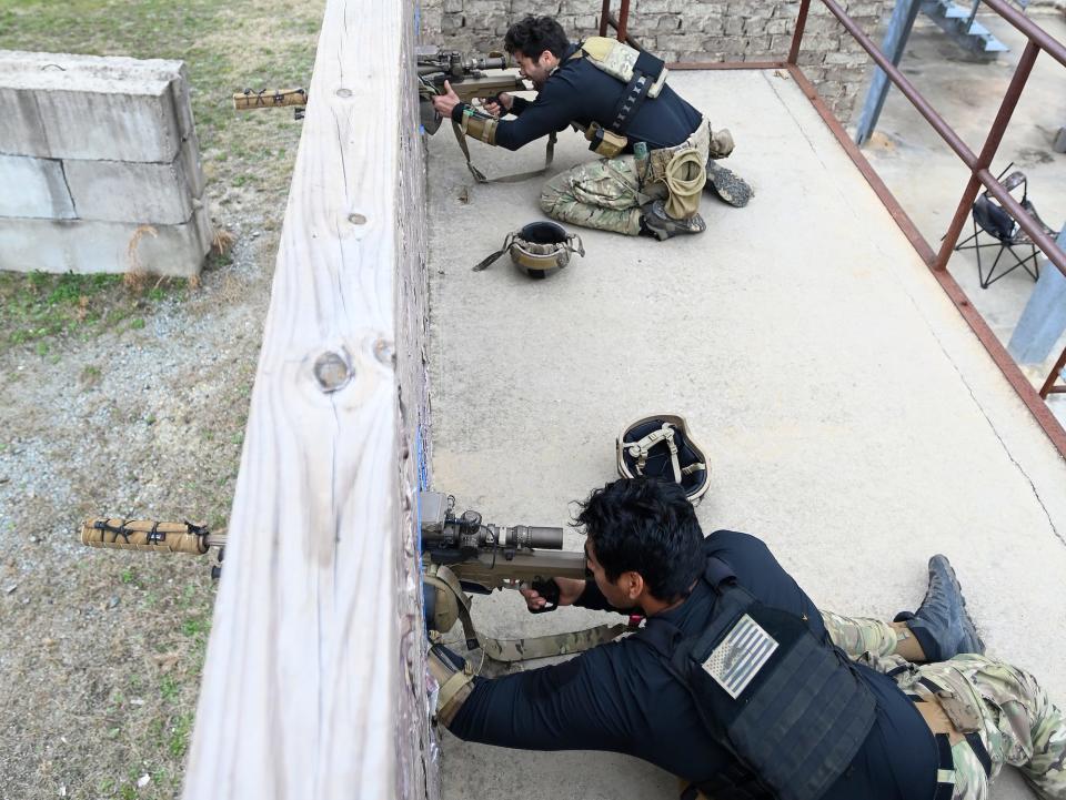 US Army special operations sniper competition