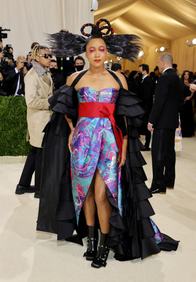 Co-chair Naomi Osaka attends The 2021 Met Gala Celebrating In