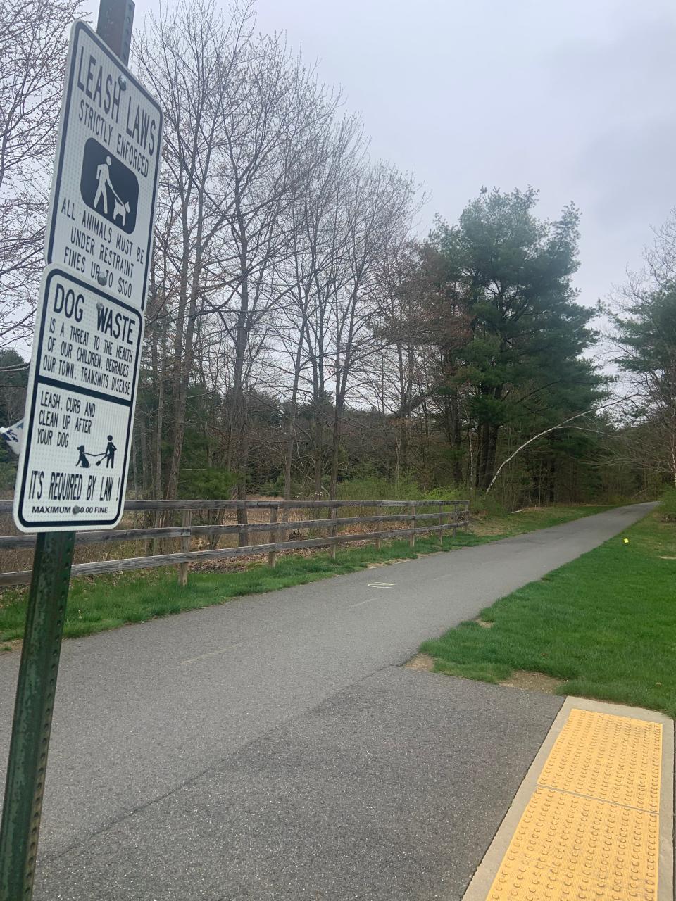 The North Central Pathway that begins near the Clark Memorial Community Center and travels along Whitney Pond in Winchendon is a popular spot for walking dogs.