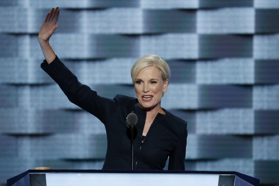 Planned Parenthood president Cecile Richards speaking at the Democratic National Convention in July 2016. (AP Photo/J. Scott Applewhite)