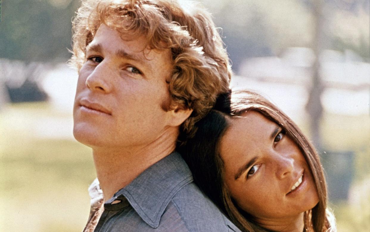 Ryan O'Neal and Ali MacGraw in Love Story (1970)