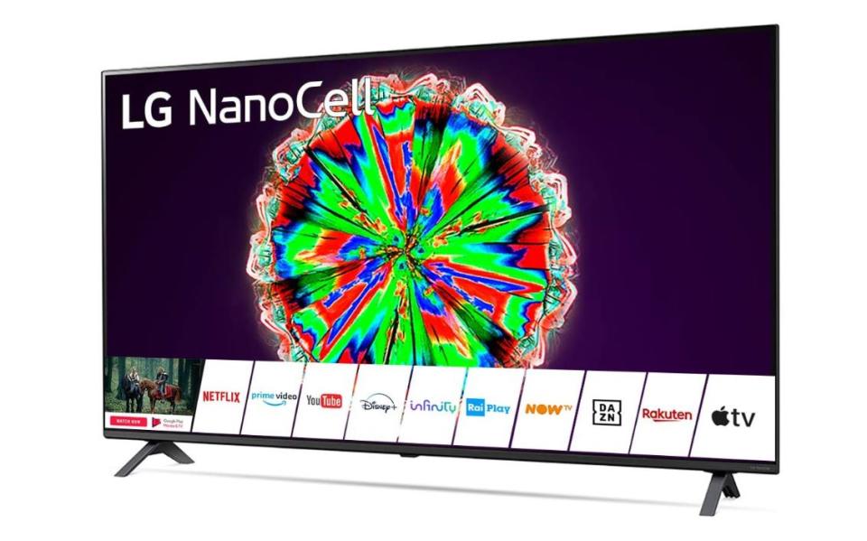 LG NanoCell TV AI 65NANO806NA.APID, Smart TV 65", Nano Color, Local Dimming, FILMMAKER MODE, Google Assistant e Alexa integrati.