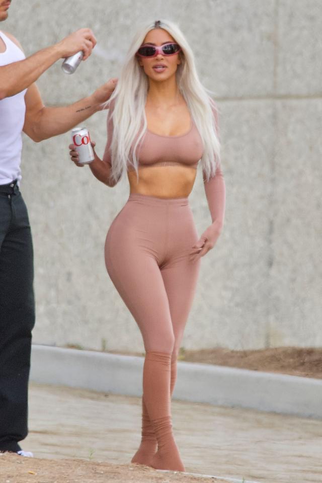 Kim Kardashian on Pete Davidson Wearing SKIMS