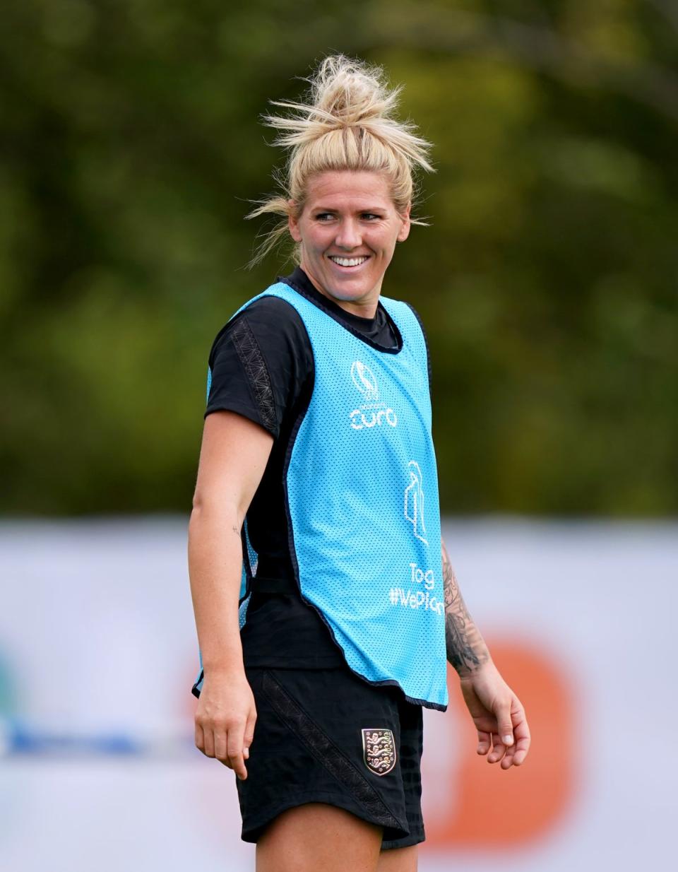 Millie Bright, pictured, will have her work cut out against Germany in Sunday’s Euro 2022 final (Kirsty O’Connor/PA) (PA Wire)