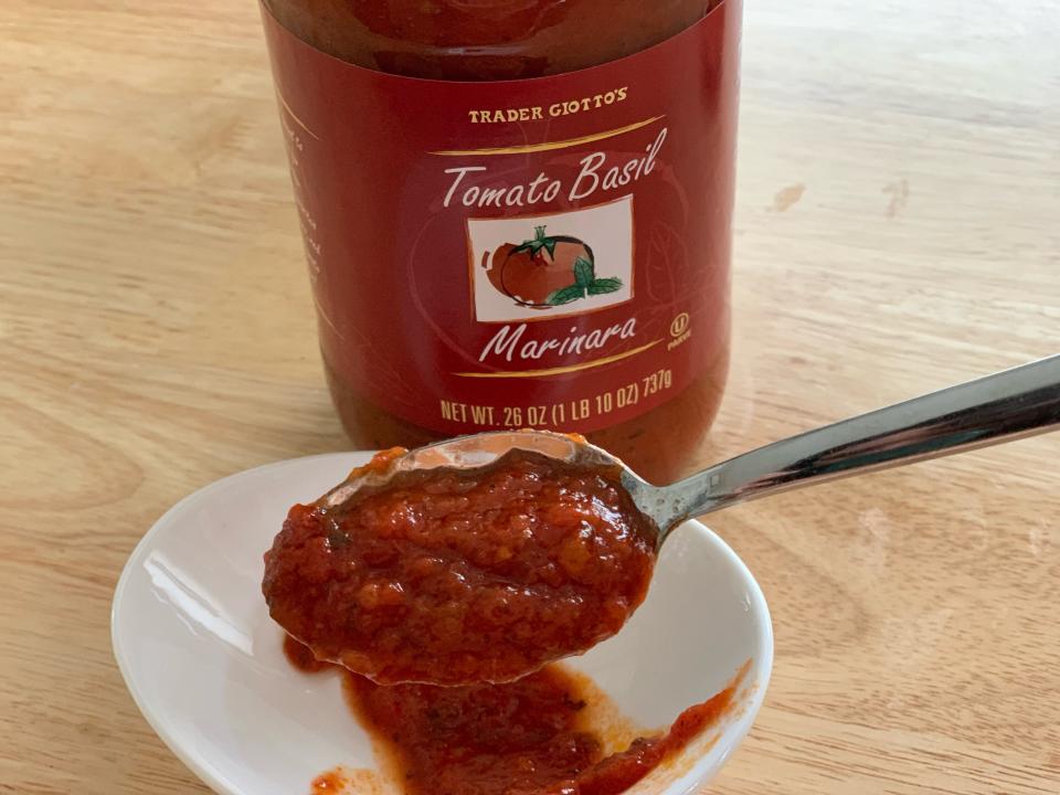 Trader Joe's tomato-basil marinara sauce