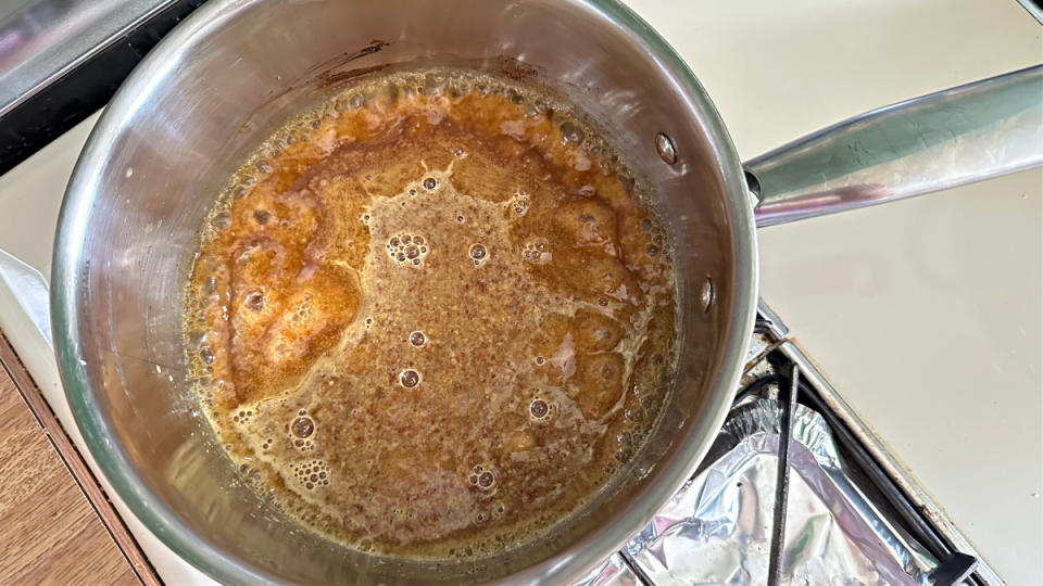 Brown Sugar & Mustard Ham Glaze Boiling<p>Krista Marshall</p>