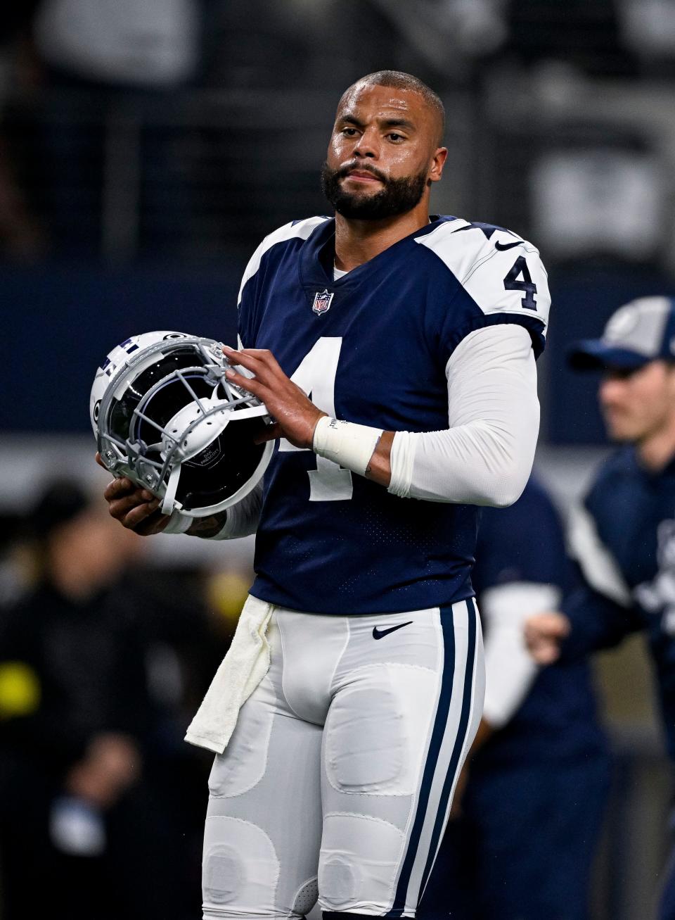 Cowboys quarterback Dak Prescott has thrown 10 touchdowns and six interceptions this season.