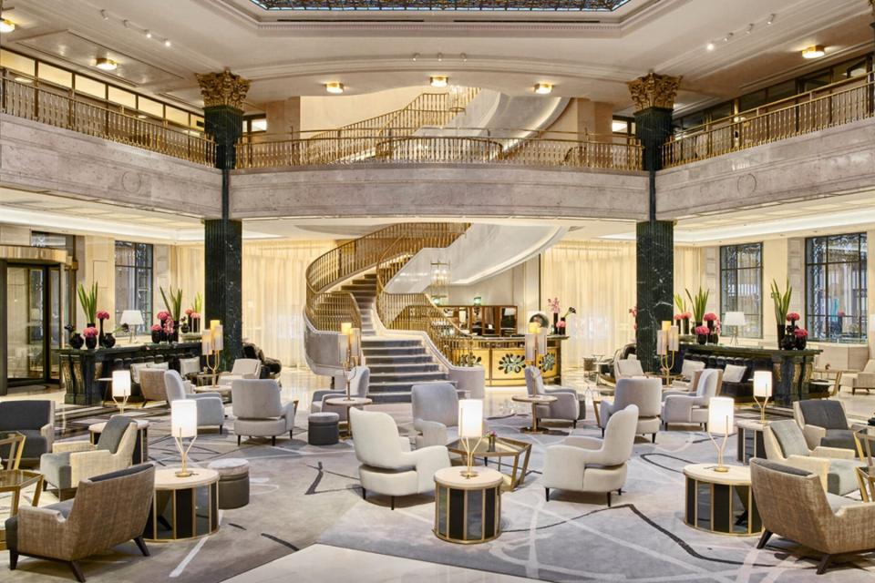 The lobby at Four Seasons Madrid