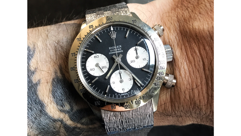 The Rolex Daytona Ref. 6265 "The Unicorn" on Jose Perez's Wrist