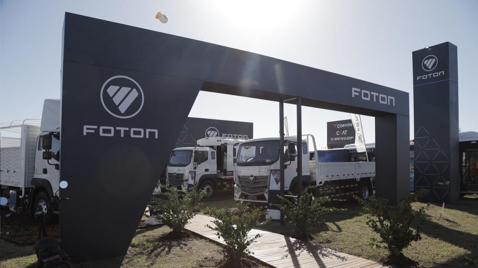 La oferta de camiones Foton arrancó el año pasado con un modelo eléctrico.