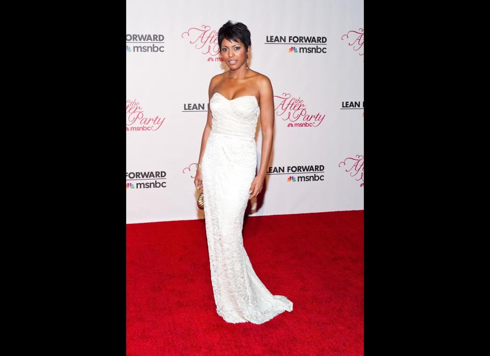 WASHINGTON, DC - APRIL 30:  MSNBC News Anchor Tamron Hall attends the MSNBC Correspondents' after party with FIJI Water at Embassy of Italy on April 30, 2011 in Washington, DC.  (Photo by Paul Morigi/Getty Images for The New Yorker)