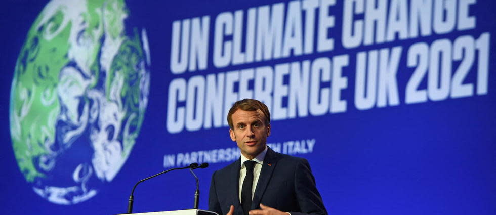 Le président Emmanuel Macron s'est félicité de la COP26, tout en pointant certains regrets. 
