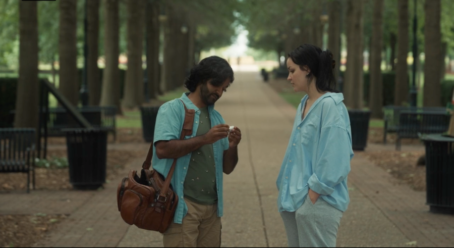 A scene from “House on Rockingham,” shot at Davenport’s Vander Veer Park.