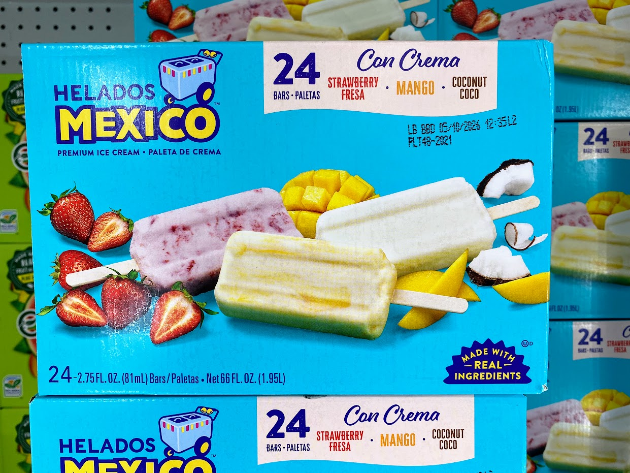 Helados Mexico ice cream bars paletas