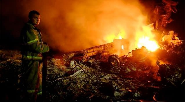 A Malaysian airliner carrying 298 people from Amsterdam to Kuala Lumpur was shot down in rebel-held east Ukraine. Photo: AFP.