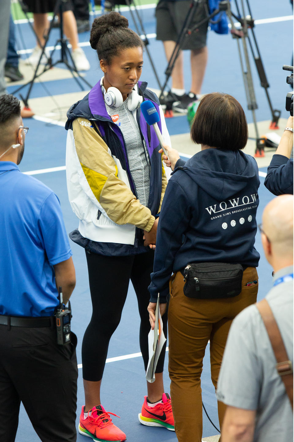 Naomi Osaka at the 2019 US Open Tennis Tournament Fan Week. - Credit: Janet Mayer / SplashNews.com