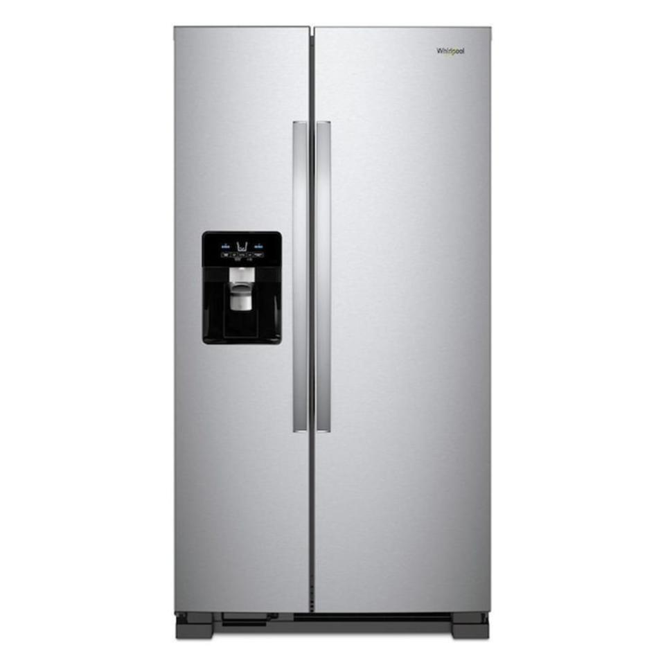 2) 21.4-Cubic-Foot Side-by-Side Refrigerator