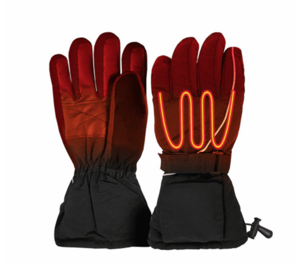 1) AA Battery Heated Gloves