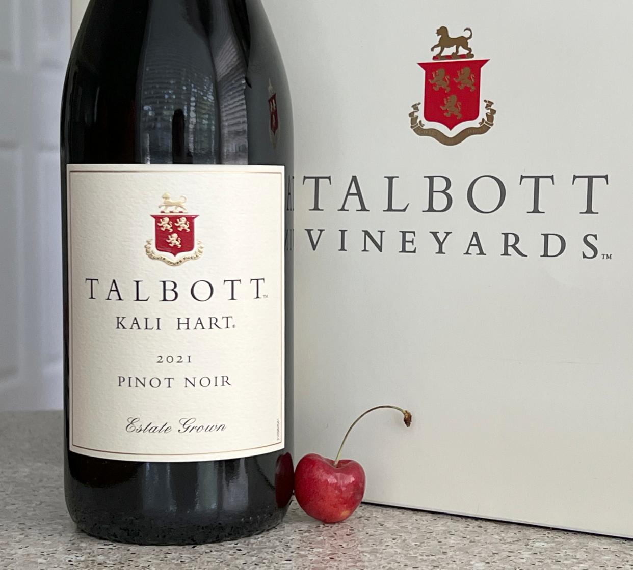 Consider Talbott Kali Har pinot noir from Monterey, California, Phil Masturzo's gift to you, dear readers, from his recent trip to wine country.