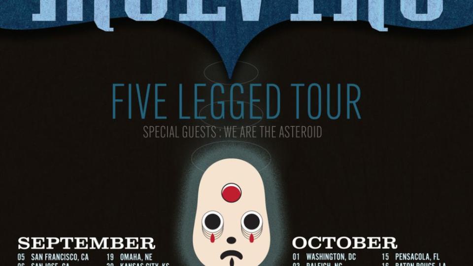 melvins fall 2022 us five legged tour poster