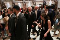 House Speaker McCarthy walks to the House floor on Capitol Hill ahead of debt ceiling vote in Washington