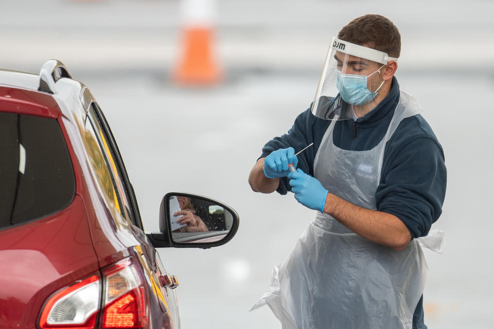 Leaders said that the test and trace system holds the key to a lasting exit strategy for both public health and the economy. Photo: Joe Giddens/PA via Getty Images